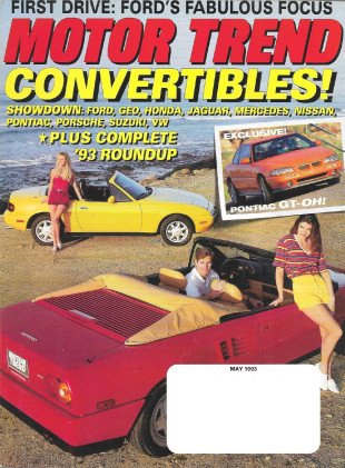 MOTOR TREND 1993 MAY - MUSTANG GT, GTOs, DIABLO, VTEC